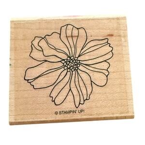Stampin' Up! Cosmos Flower Floral Rubber Stamp